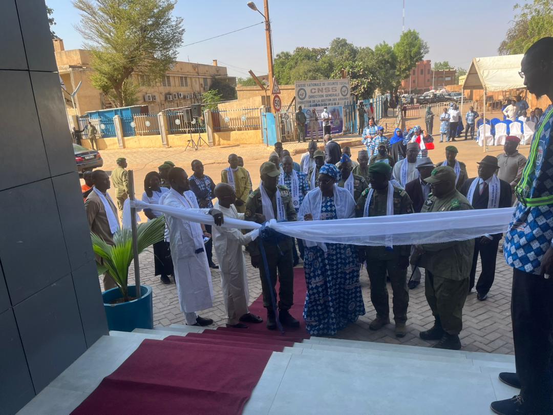 Inauguration du nouveau siège de la Caisse Nationale de Sécurité Sociale (CNSS) et célébration de son 60ᵉ anniversaire au service des travailleurs nigériens.